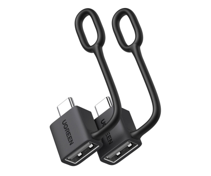 Przejściówka UGREEN Adapter USB-C do USB-A LS503 2 sztuki biały